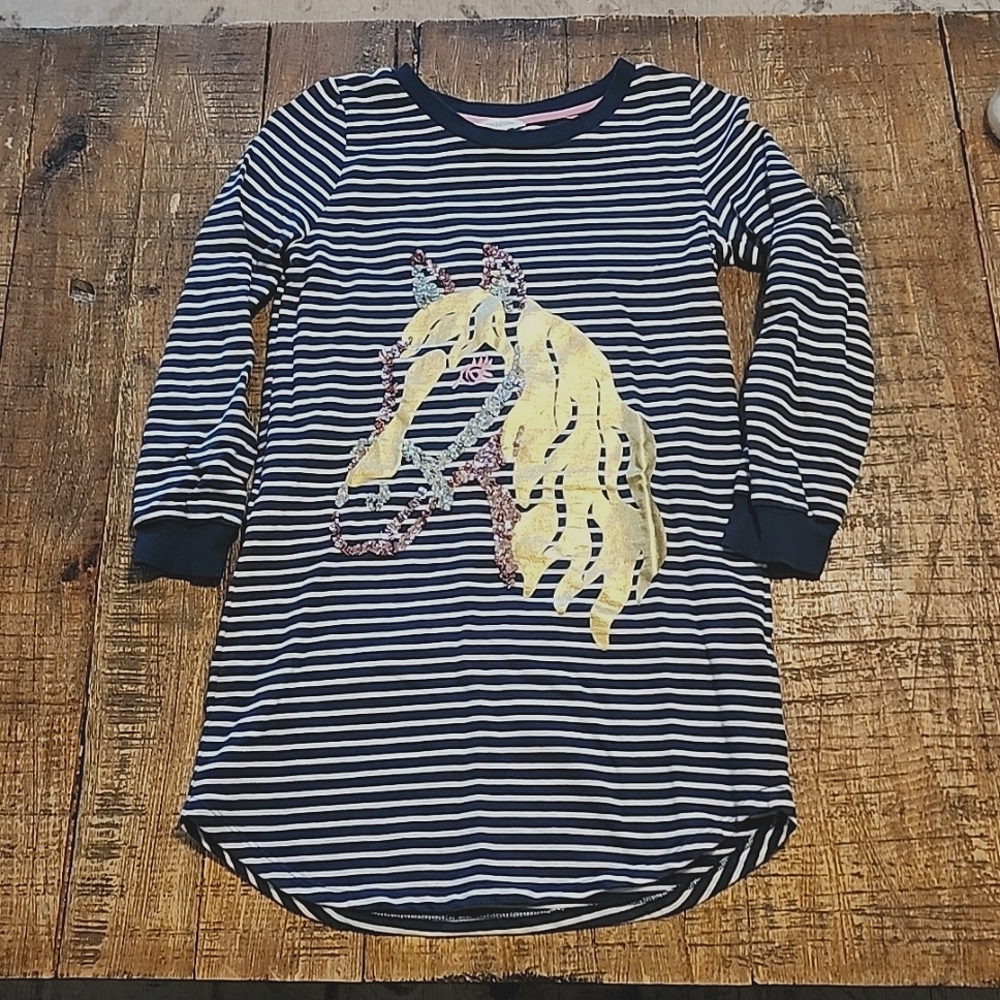 Monsoon sequin horse tunic/dress